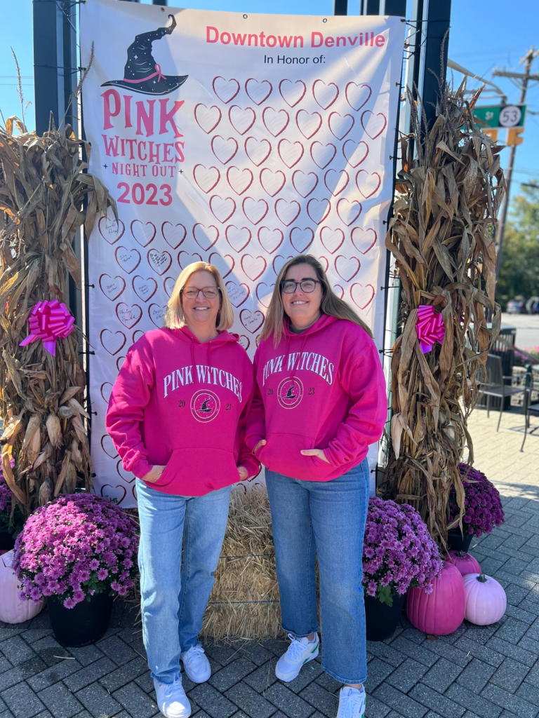 Pink Witches Night Out Merchandise Support Breast Cancer Awareness