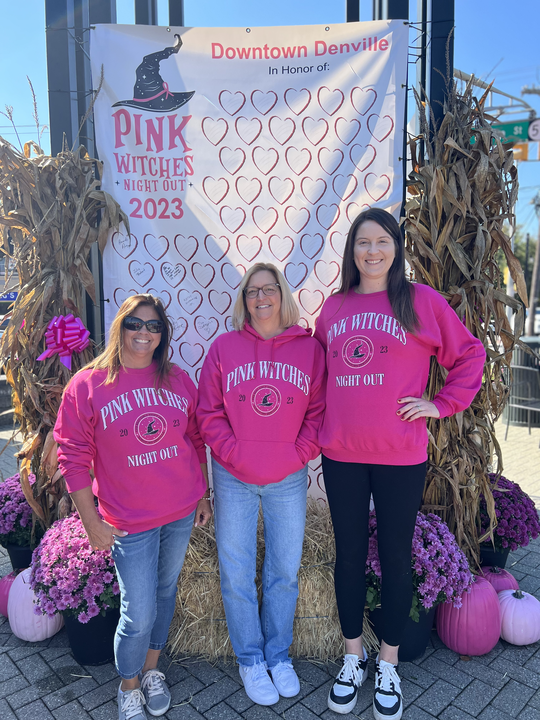 Pink Witches Night Out Merchandise Support Breast Cancer Awareness
