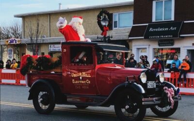 Santa in Denville Parade