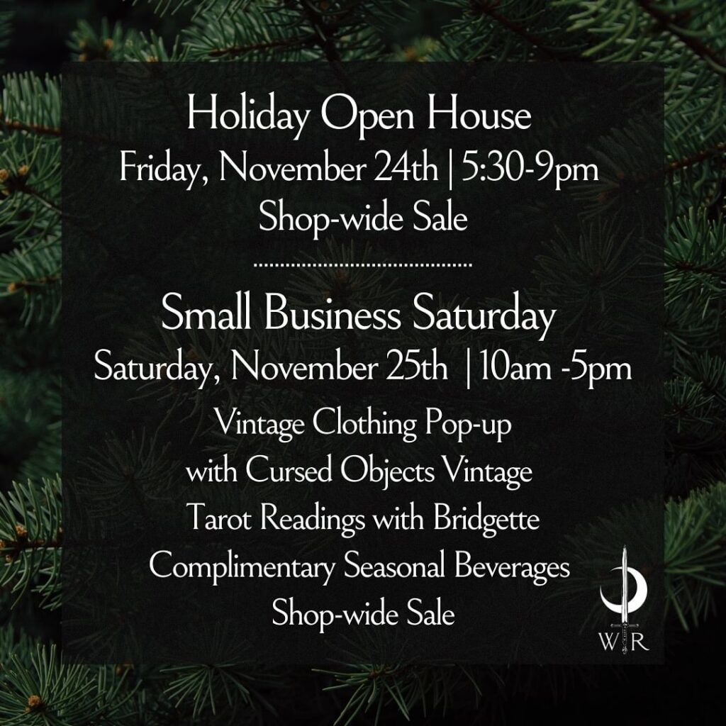 The Wren + The Raven - Holiday Open House & Small Business Saturday