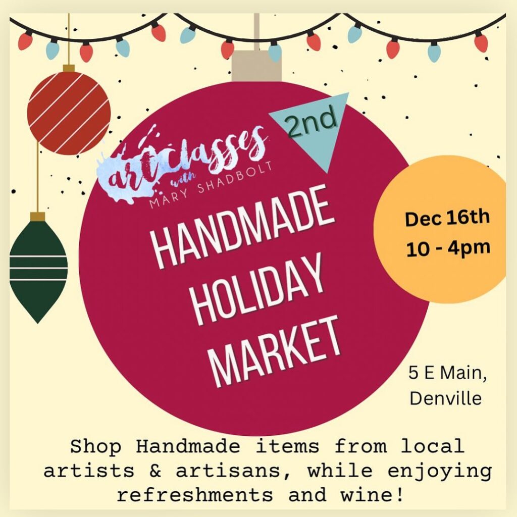 Handmade Holiday Market - Art Classes with Mary Shadbolt