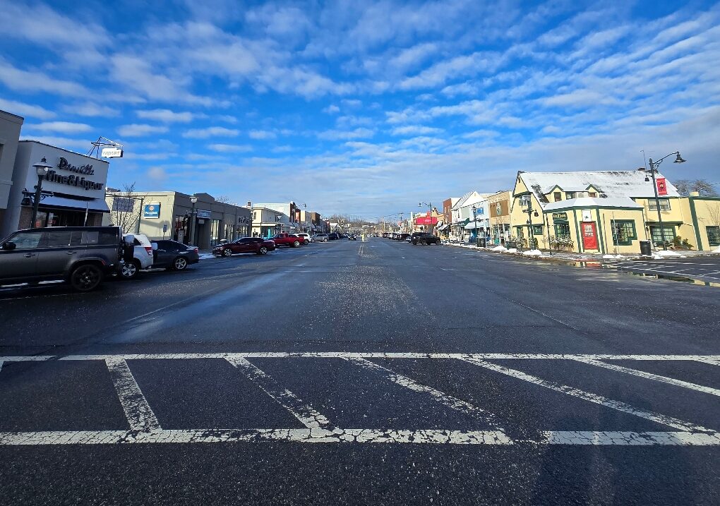 downtown denville wide shot