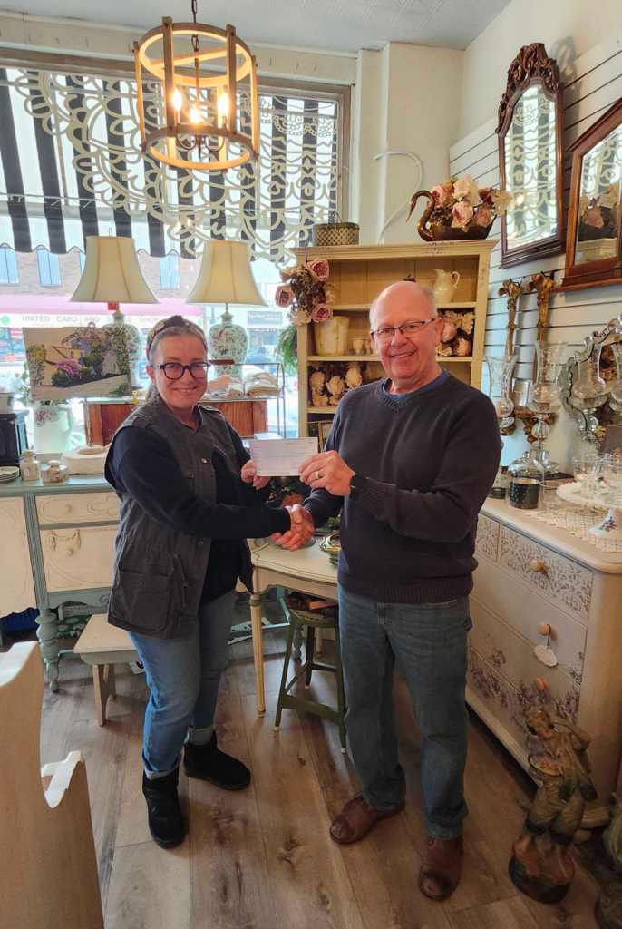 Furniture Revival Studio wins people's choice award for best Holiday Windows in Downtown Denville